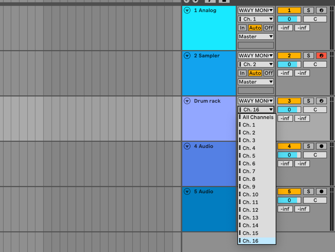 Ableton channel